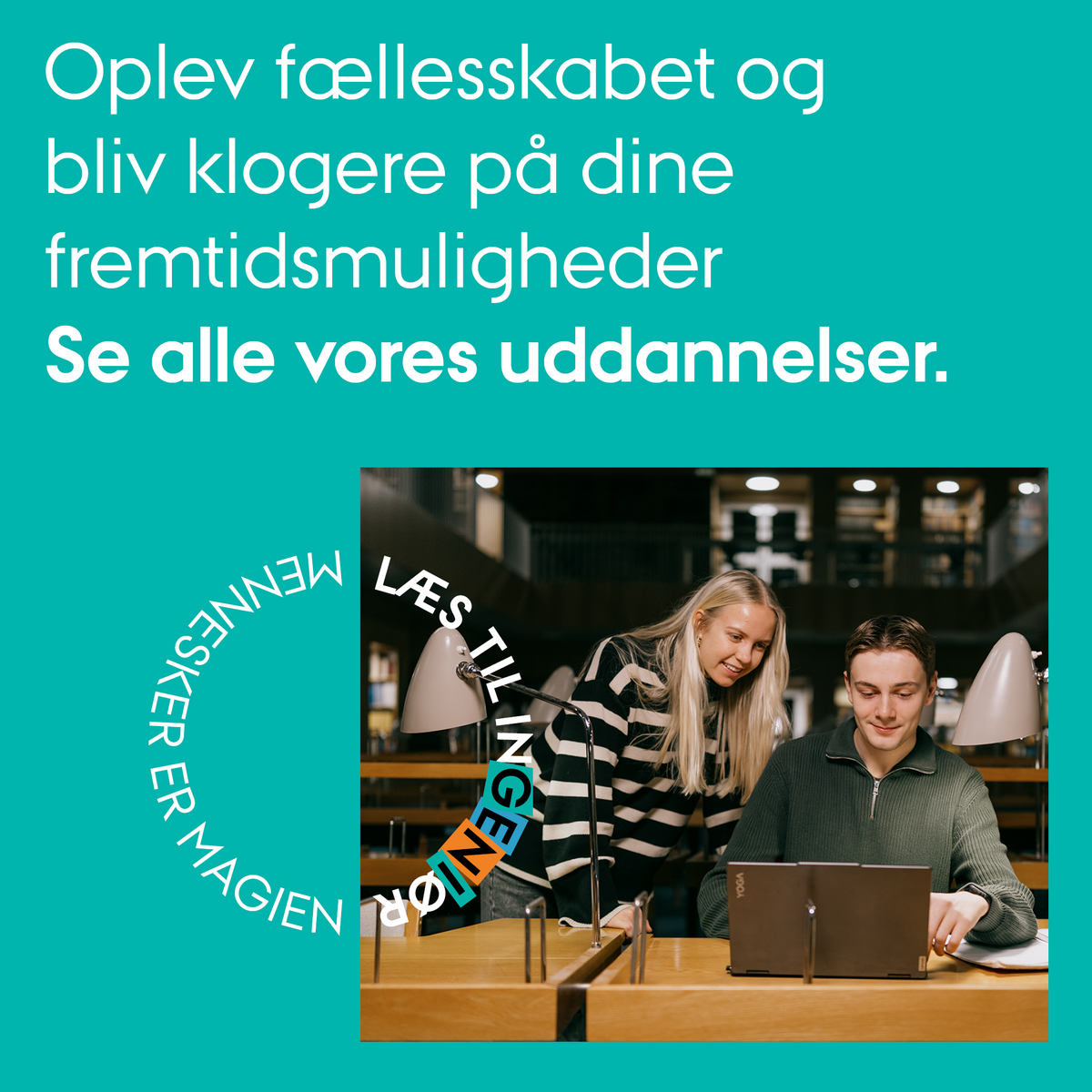 Banner med link til alle ingeniøruddannelser på AU