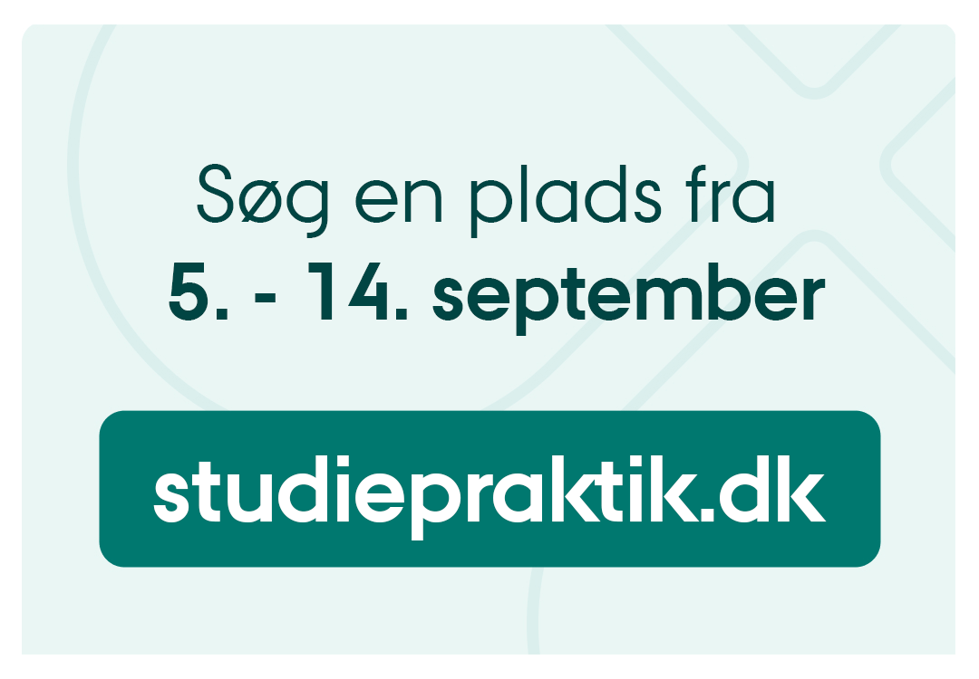Studiepraktik er din mulighed for at afprøve og opleve, hvordan det er at studere på AU. Der åbnes for ansøgninger fra d. 5. september til d. 14. september.