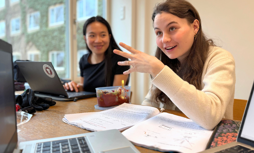 Studiegruppearbejde hos Molekylærbiologistuderende
